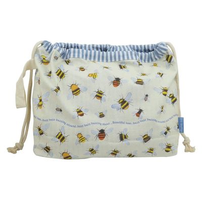 Eric Heyman &quot;Bees&quot; Drawstring Bag