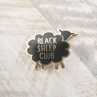 Black Sheep Club enamel pin