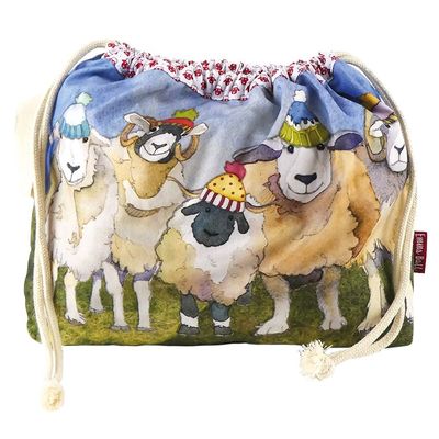 Emma Ball &quot;Happy Sheep&quot; Drawstring Bag