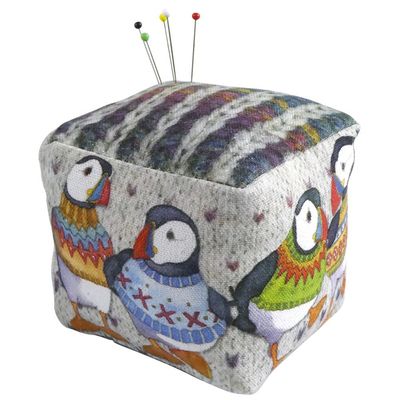 Emma Ball &quot;Woolly Puffins&quot; Pin Cushion
