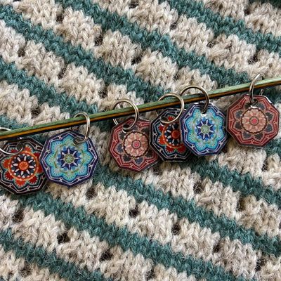 Janie Crow &quot;Persian Tiles&quot; Stitch Markers Set