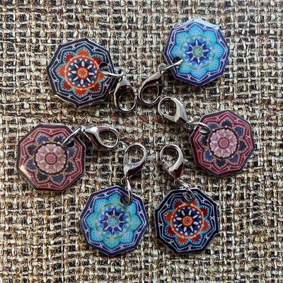 Janie Crow &quot;Persian Tiles&quot; Crochet Stitch Markers Set