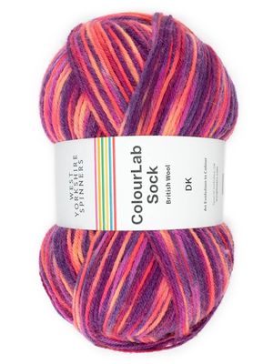 West Yorkshire Spinners ColourLab Sock, DK/8ply Yarn, 150gm