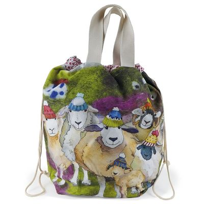 Emma Ball &quot;Happy Sheep&quot; Large Bucket Bag