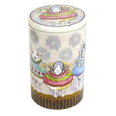 Emma Ball &quot;Sheep in Sweaters&quot; Tall Round Caddy