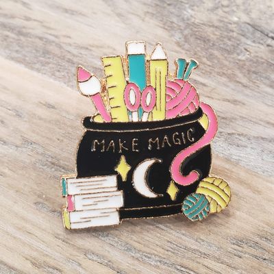 Make Magic enamel pin