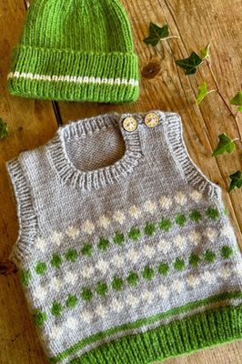 Cypress Vest and Beanie by Lisa F. Design