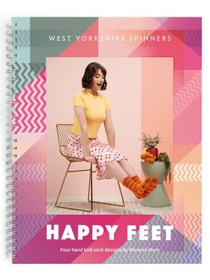 WYS &quot;Happy Feet&quot; Printed Pattern Book - four hand knit sock designs by Winwick Mum