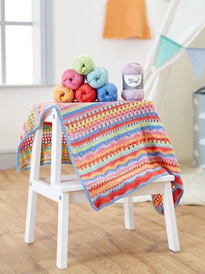 WYS &quot;Carousel&quot; Blanket Printed Pattern, by Jacinta Bowie