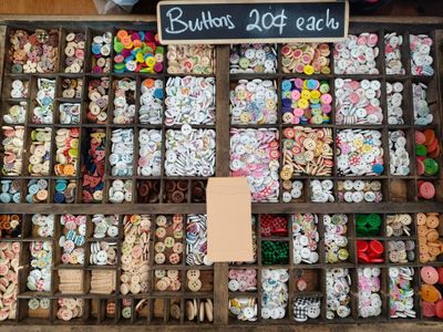 Wooden Buttons - only available In-Store (sorry!)