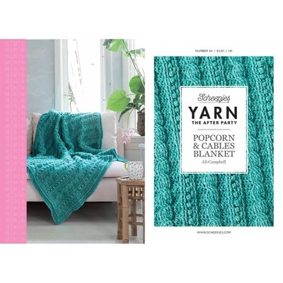 YARN The After Party no.24 Popcorn Cables Blanket