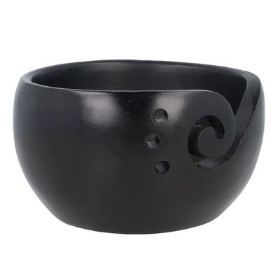 Scheepjes Yarn bowl pinewood 15x10cm dark brown