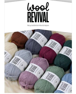 WYS Wool Revival DK, 80% recycled wool, 20% recycled nylon, 100gm
