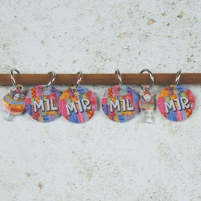Make 1 (make one) - 6 Stitch Markers set