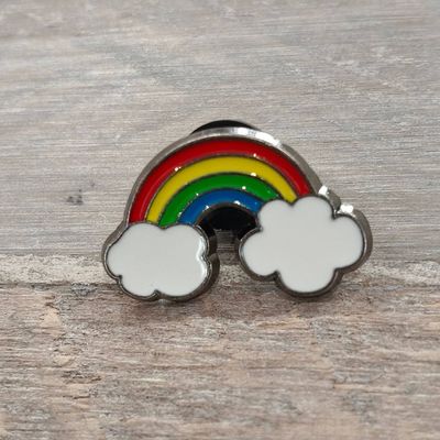 Healing Rainbow Cloud enamel pin