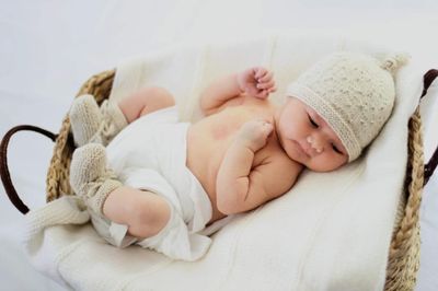 Rock a Bye Baby Hat and Booties by Lisa F. Design