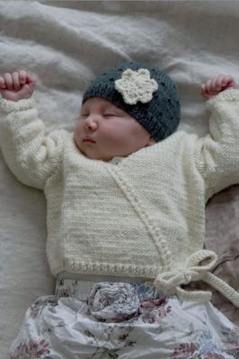 Sophia Wrap Cardi and Hat by Lisa F. Design