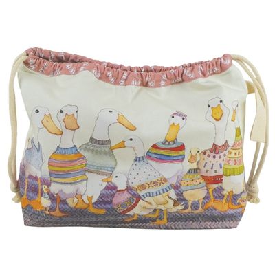 Dapper Ducks Drawstring Bag