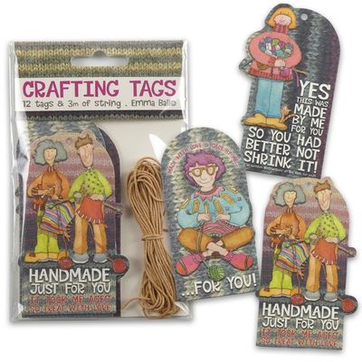 Emma Ball "Yarn Club" Crafting Tags (pack of 12)