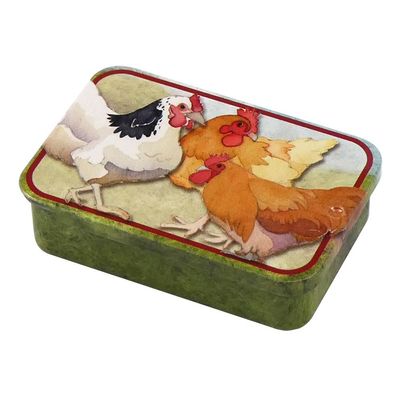 Emma Ball "Hens" Pocket Tin