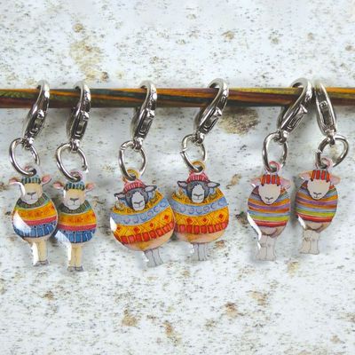Emma Ball "Sheep" Crochet Markers (set of 6)