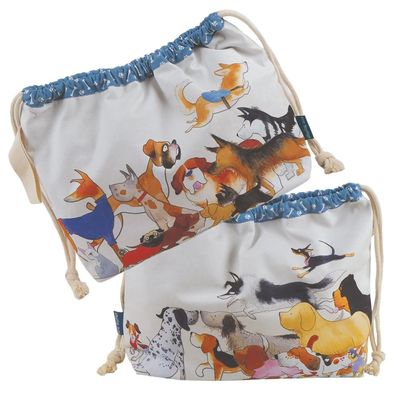 Paw Club Drawstring Bag