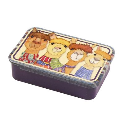 Emma Ball "Alpacas" Pocket Tin