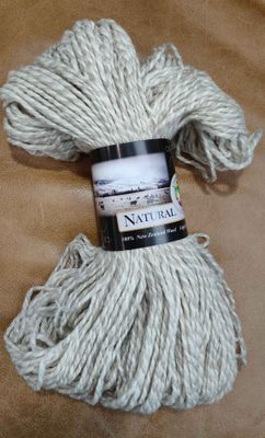 Countrywide Yarns - Natural 14ply, NZ Wool, 200gm hank
