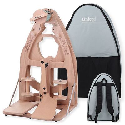 Ashford Joy Spinning Wheel 2 Double Treadle with carry bag