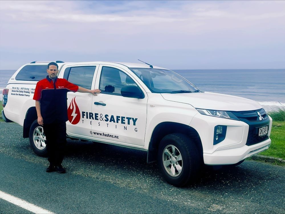 Heinz Kruger, Fire & Safety Testing, Palmerston North, Hastings & Wellington 