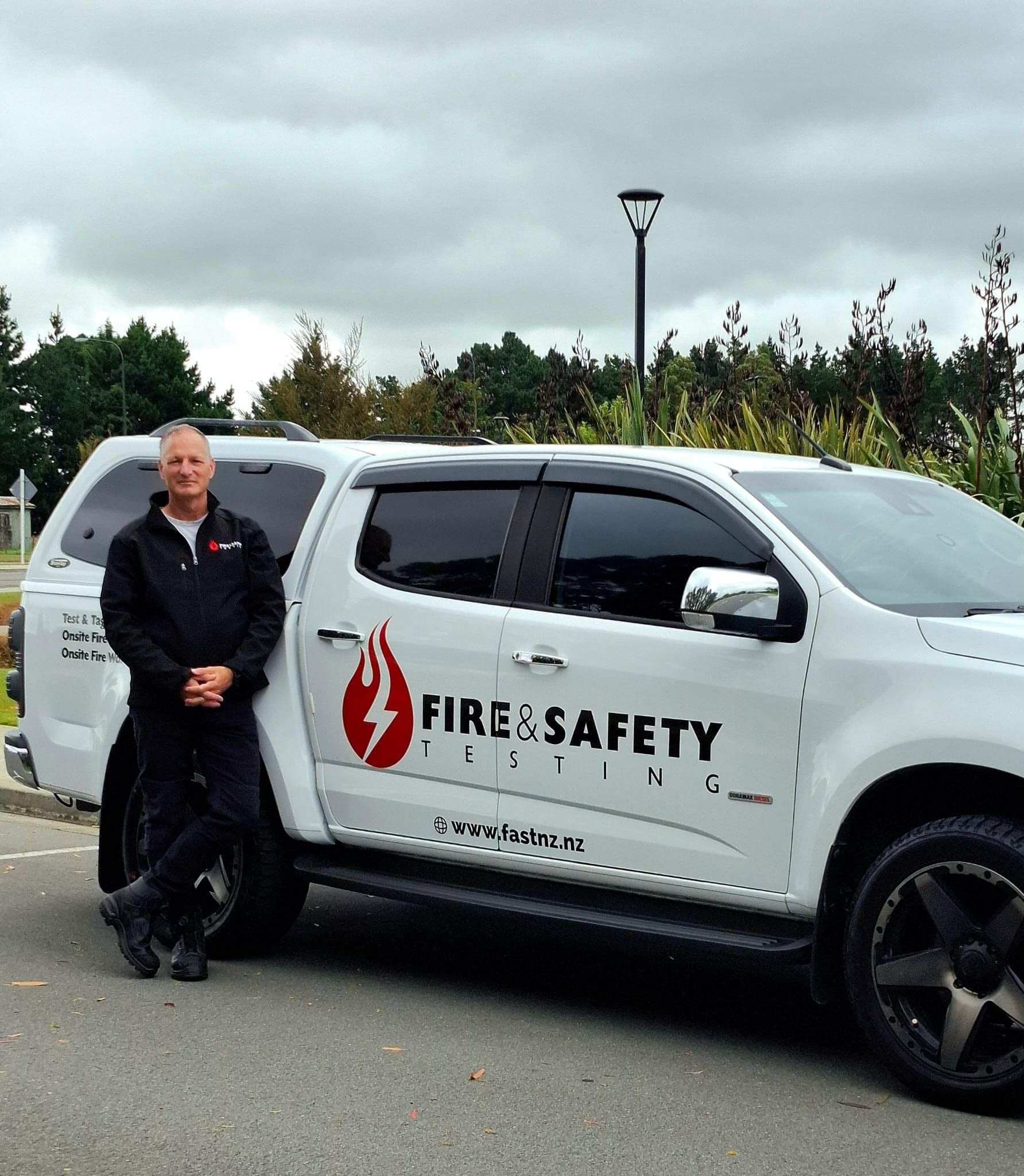 Heinz Kruger, Fire & Safety Testing, Palmerston North, Hastings & Wellington 