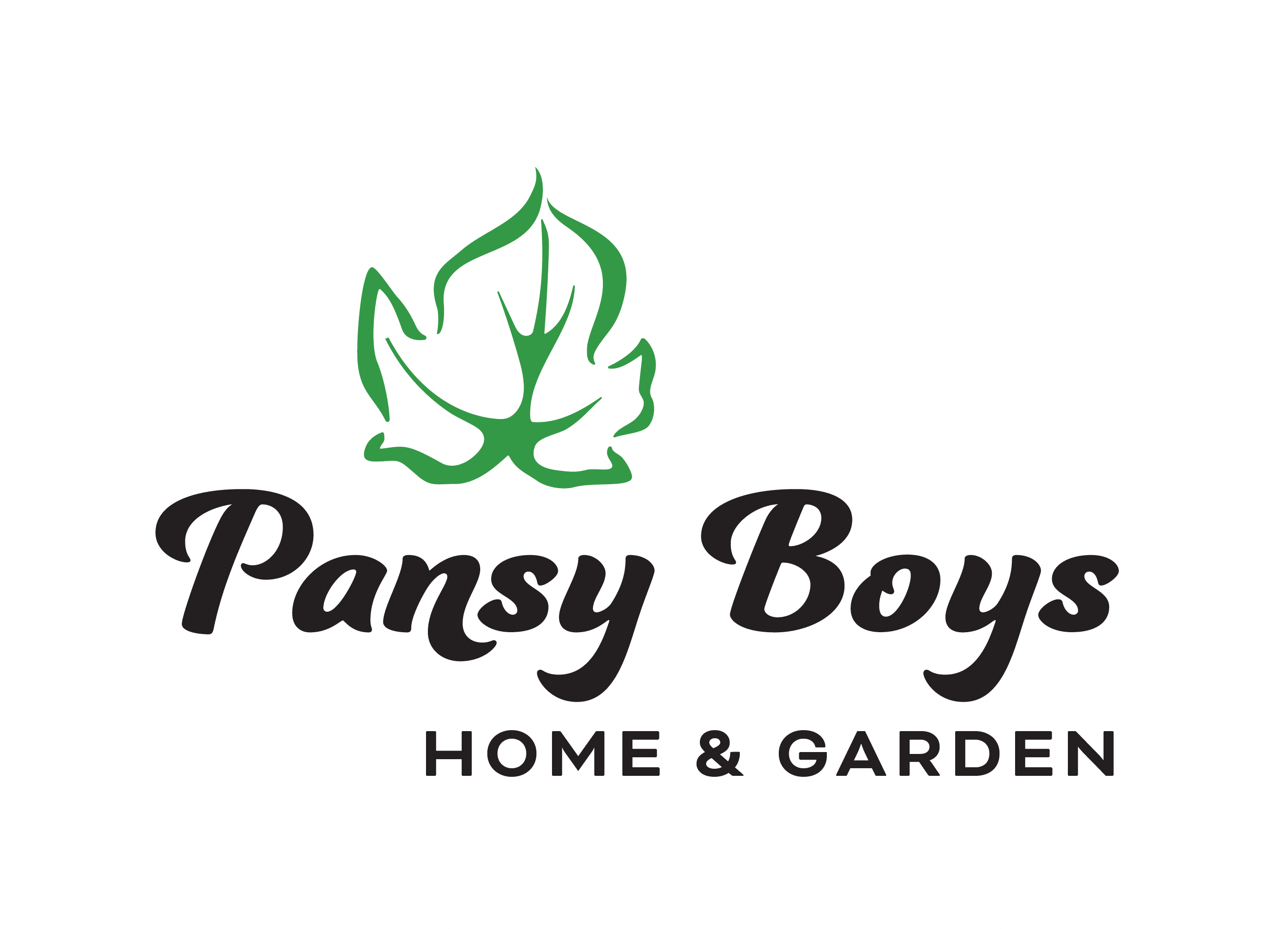 Pansy Boys Home & Garden Logo