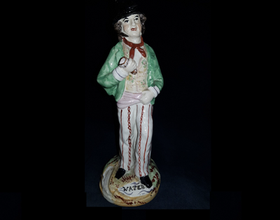 Famous Staffordshire Temperance Figure: Gin And Water