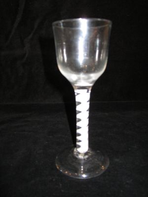 Georgian Drinking Glass With Twisted Stem