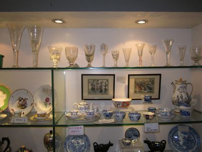 Georgian Glasses And Early Porcelain