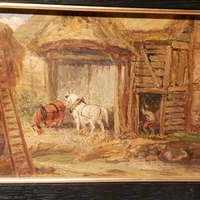 James Ward, Ra, Small Oil On Wood Panel