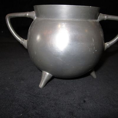 Small Pewter Cauldron