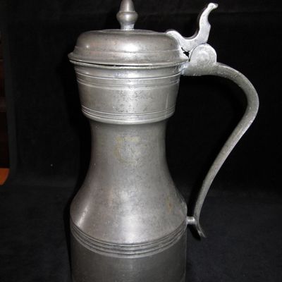Very Large Pewter Flagon