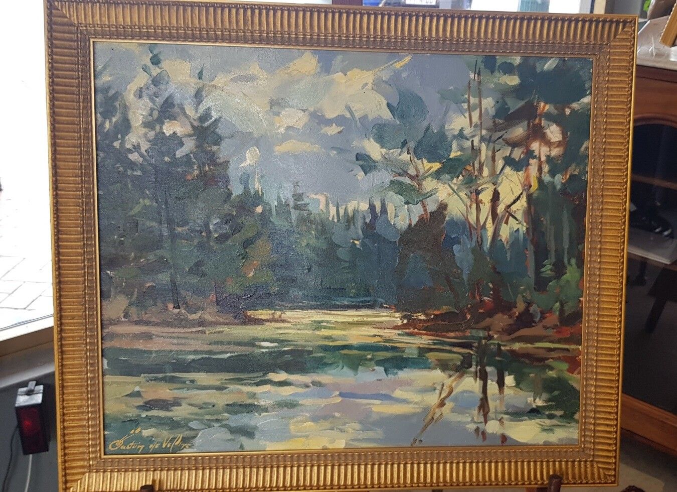 Gaston de Vel "Twin Rivers", Fine Art Alys Antiques