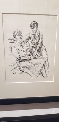 Max Liebermann &quot;Mother and Daughter&quot;