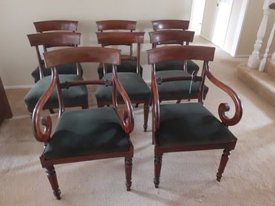 Mahogany Regency Chairs