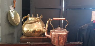two large Victorian Kettles