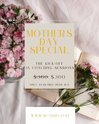 Mother&#039;s Day Special:Health Coaching 1:1 (3X sessions)