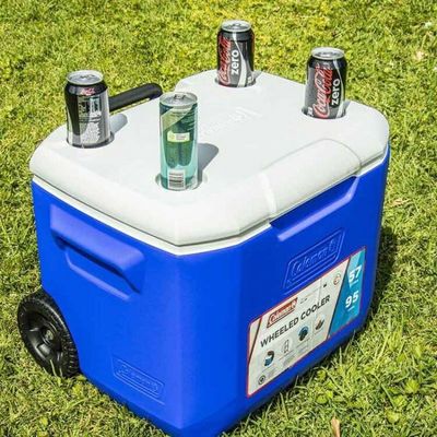 57L Wheeled Classic Cooler 3 Day Blue