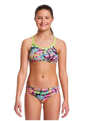 Girl&#039;s Racerback Two Piece Donut Delight
