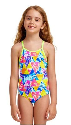 Toddler Girl&#039;s Printed One Piece Swirl Stopper