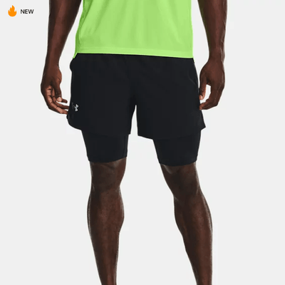 Under Armour Men&#039;s Launch 2-in-1 Short 5&quot;