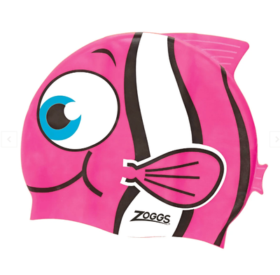 Zoggs Junior Character Silicone Cap Assorted