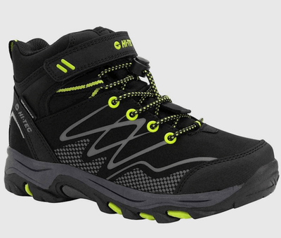 Hi -Tec Blackout Mid Boot JR Blk/Lime