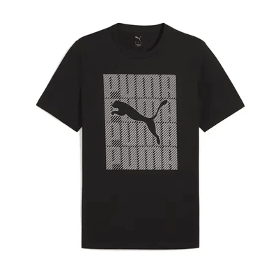 Puma Graphics Wording Tee Black